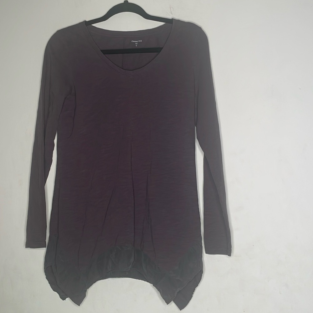 Garnet hill XS grey top​